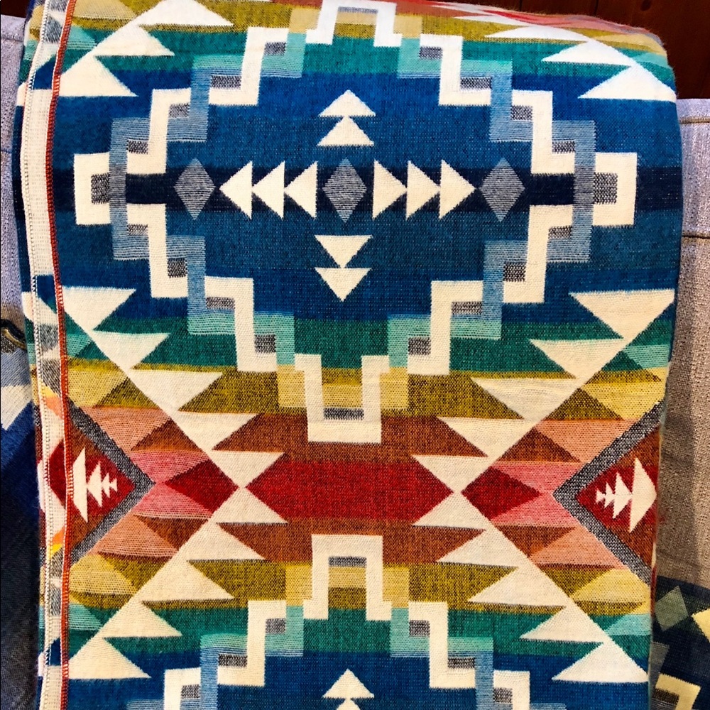 South American Alpaca Blanket with Unique Design!